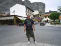 23. V. Fomin in front of the Meteoras mountain monastery (Greece). 2006. 