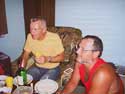 38. V. Fomin (on the left) visits a great Russian writer Sasha Sokolov (on the left) in Koktebel (Ukraine). 2007. 