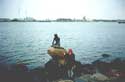 50. The artists wife Svetlana in Copenhagen. (Denmark). 1995.  