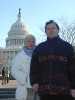 7.Washington D.C. The artist with his wife, Svetlana