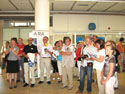Opening of an exhibition in Regional library of Central Finland (Juvaskyla). 6.08.2010