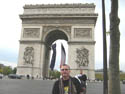 76. Fomin at Arc de Triomphe (Triumph Arch) in Paris.