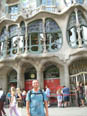 88. Casa Batllo. Gaudi. Barcelona. Spain. 2009.