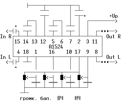 A1524d схема включения