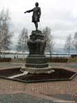The monument to Peter 1. The Onega embankment