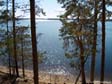 The view on Lososinnoe lake