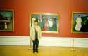 6. In front of a favourite painting (The Dance. Edvard Munch) in the National Museum of Fine Arts in Oslo (Norway). 2002.  